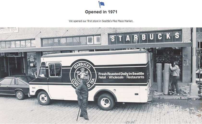 A Starbucks milestone